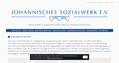 Desktop Screenshot of johannisches-sozialwerk.de